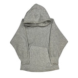 80S Made In USA Champion Hoodie - Small Gray Cotton Blend