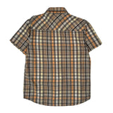 Levis Checked Short Sleeve Shirt - Large Multicoloured Cotton