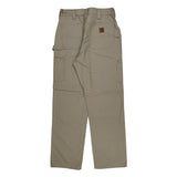 Loose Original Fit Carhartt Carpenter Pants - 31W 32L Khaki Cotton