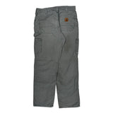 Carhartt Cargo Carpenter Pants - 32W 32L Gray Cotton