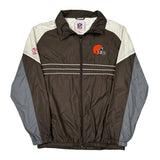 Cleveland Browns Nfl Football Windbreaker - XL Brown Polyester
