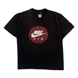 Nike Graphic T-Shirt - Large Black Cotton