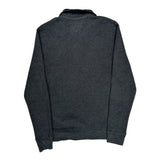 Tommy Hilfiger Collared 1/4 Zip - Medium Gray Cotton