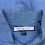Tommy Hilfiger Shirt - Large Blue Cotton