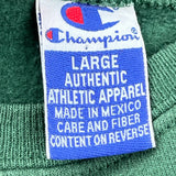Champion Sweatshirt - Large Green Cotton