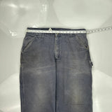 Carhartt Carpenter Pants - 36W 34L Gray Cotton