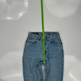 512 Levis Slim Fit Jeans - 26W UK 6 Blue Cotton