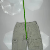 Levis Cargo Trousers - 32W 27L Grey Cotton