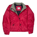 Nike Jacket - Medium Red Polyester
