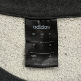 Adidas Sweatshirt - Large Gray Cotton Blend