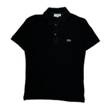 Lacoste Slim Fit Polo Shirt - Small Black Cotton