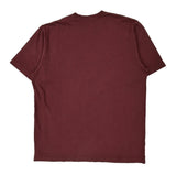 Carhartt T-Shirt - XL Burgundy Cotton