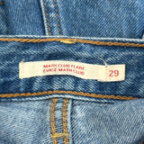 Levis Math Club Flare Jeans - 31W US 8 Blue Cotton