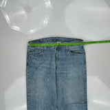 501 Levis Jeans - 34W 30L Light Wash Cotton