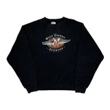 Made In USA Disney Graphic Sweatshirt - Medium Black Cotton Blend