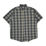 Carhartt Checked Short Sleeve Shirt - XL White Cotton
