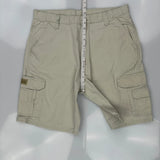 American Eagle Cargo Shorts - 36W 9L Beige Cotton