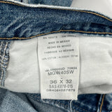Wrangler Carpenter Jeans - 36W 32L Blue Cotton