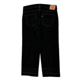 Levis 550 Jeans - 35W 28L Black Cotton