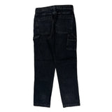 Abercrombie & Fitch Double Knee Carpenter Jeans - 33W 31L Black Denim