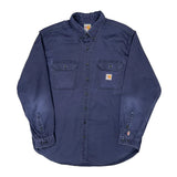 Carhartt Shirt - XL Blue Cotton