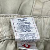 True Religion Chino Shorts - 25W UK 6 Beige Cotton