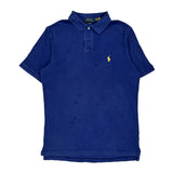 Polo By Ralph Lauren Polo Shirt - Medium Blue Cotton