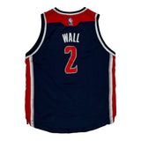 Washington Wizards Adidas #2 Wall Jersey - Large Navy Polyester
