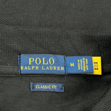 Polo By Ralph Lauren Polo Shirt - Medium Black Cotton