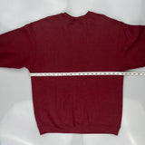 Unbranded Sweatshirt - XL Burgundy Cotton Blend