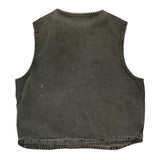 Carhartt Sherpa Lined Vest - XL Gray Cotton