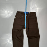 Silver Tab Levis Relaxed Jeans - 32W 32L Brown Cotton