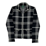 Ralph Lauren Checked Jacket - Medium Black & White Cotton