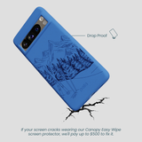 Electric Blue Backcountry Ski Google Pixel 8 Pro Case