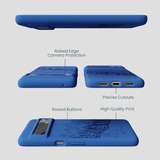 Electric Blue Backcountry Ski Google Pixel 8 Pro Case