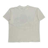Kingdom Of Rock & Roll Hard Rock Cafe Graphic T-Shirt - Large White Cotton