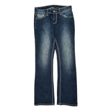 Love Indigo Boot Cut Jeans - 30W UK 8 Blue Cotton