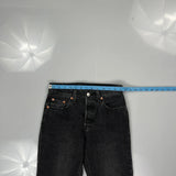 Levis Jeans - 26W UK 6 Black Cotton