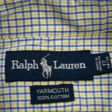 Ralph Lauren Checked Shirt - XL Grey Cotton