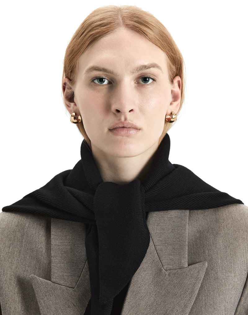 Merino Bandana Triangle Scarf