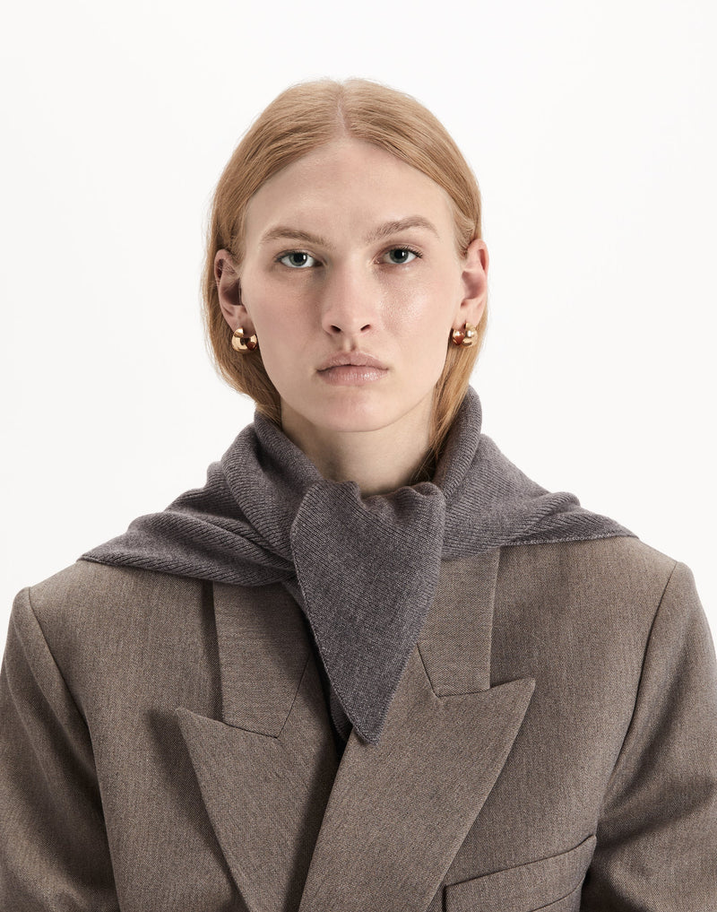 Merino Bandana Triangle Scarf