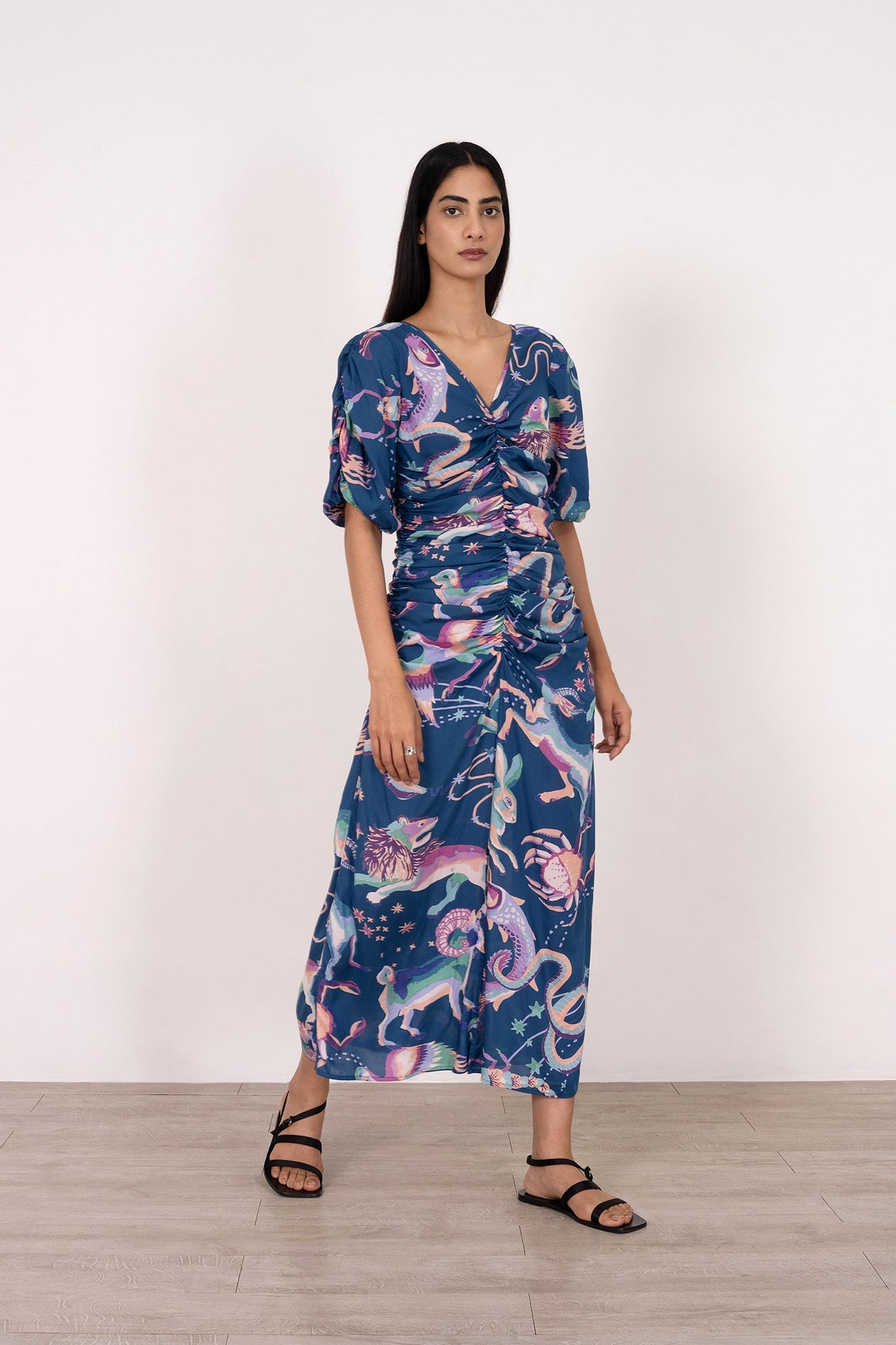 Dress Florence Dress Dark-Teal DARK TEAL / S
