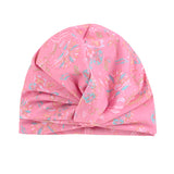 Girls Turban Swim Hat Pink Mallow