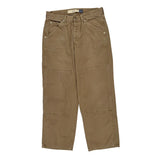 Gap Double Knee Carpenter Trousers - 32W 29L Brown Cotton