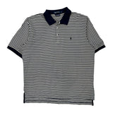 Golf Polo By Ralph Lauren Striped Polo Shirt - XL Navy Cotton