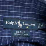 Blake Ralph Lauren Checked Shirt - Medium Blue Cotton