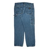 Dickies Carpenter Jeans - 34W 30L Blue Cotton