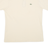 LACOSTE Mens Polo Shirt Yellow L