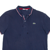 LACOSTE LIVE Mens Polo Shirt Blue L