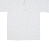 REEBOK Mens Polo Shirt Grey M